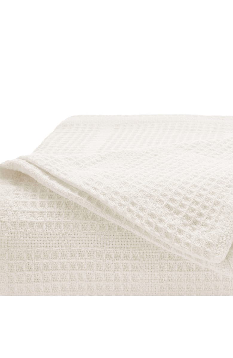 Kenneth Cole Essentials Waffle Knit Blanket, Alternate, color, White