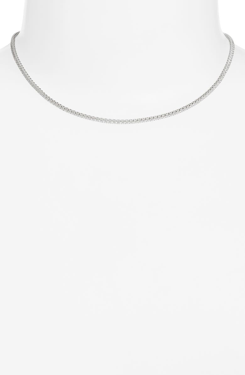 THE SIS KISS Meg Chain Necklace, Alternate, color, Silver