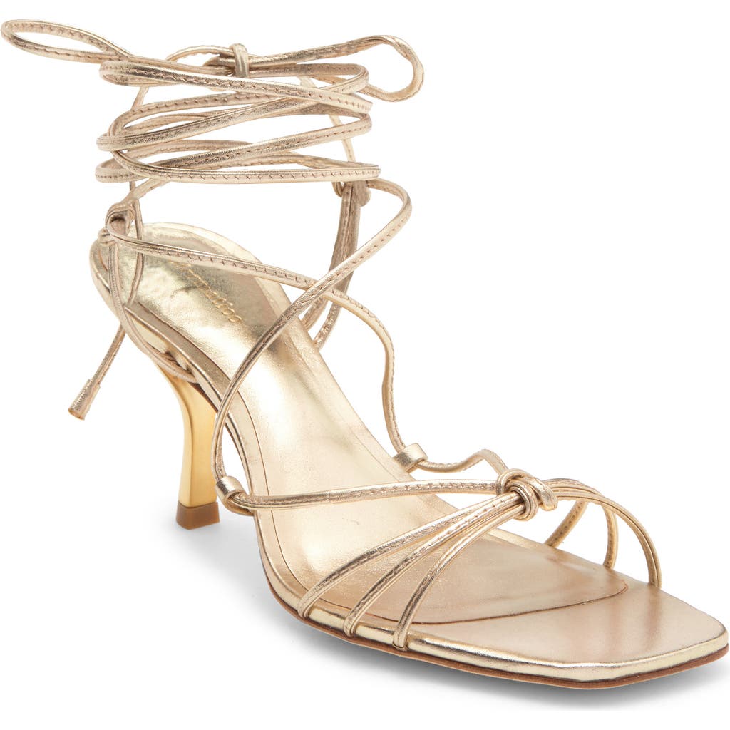 Reformation Gray Knotted Sandal