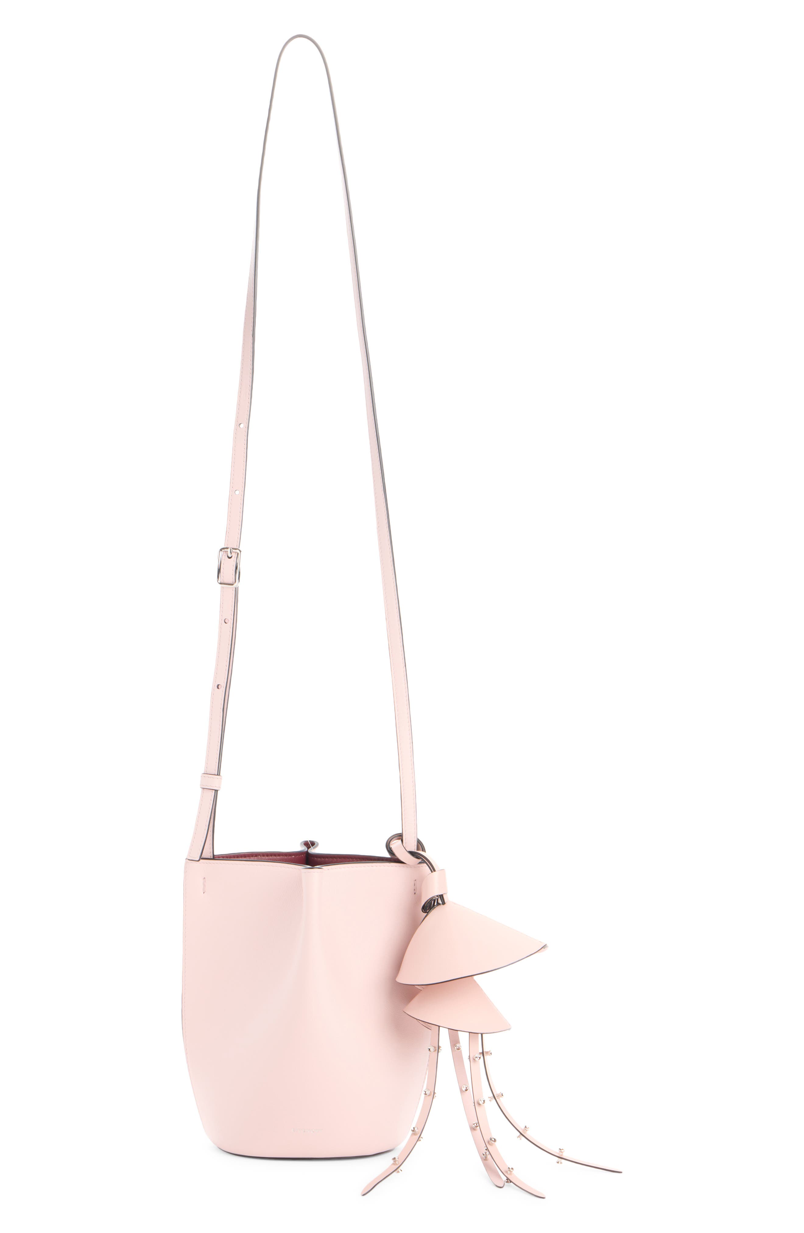 Givenchy Nano Snap Bucket Bag, Alternate, color, Baby Pink
