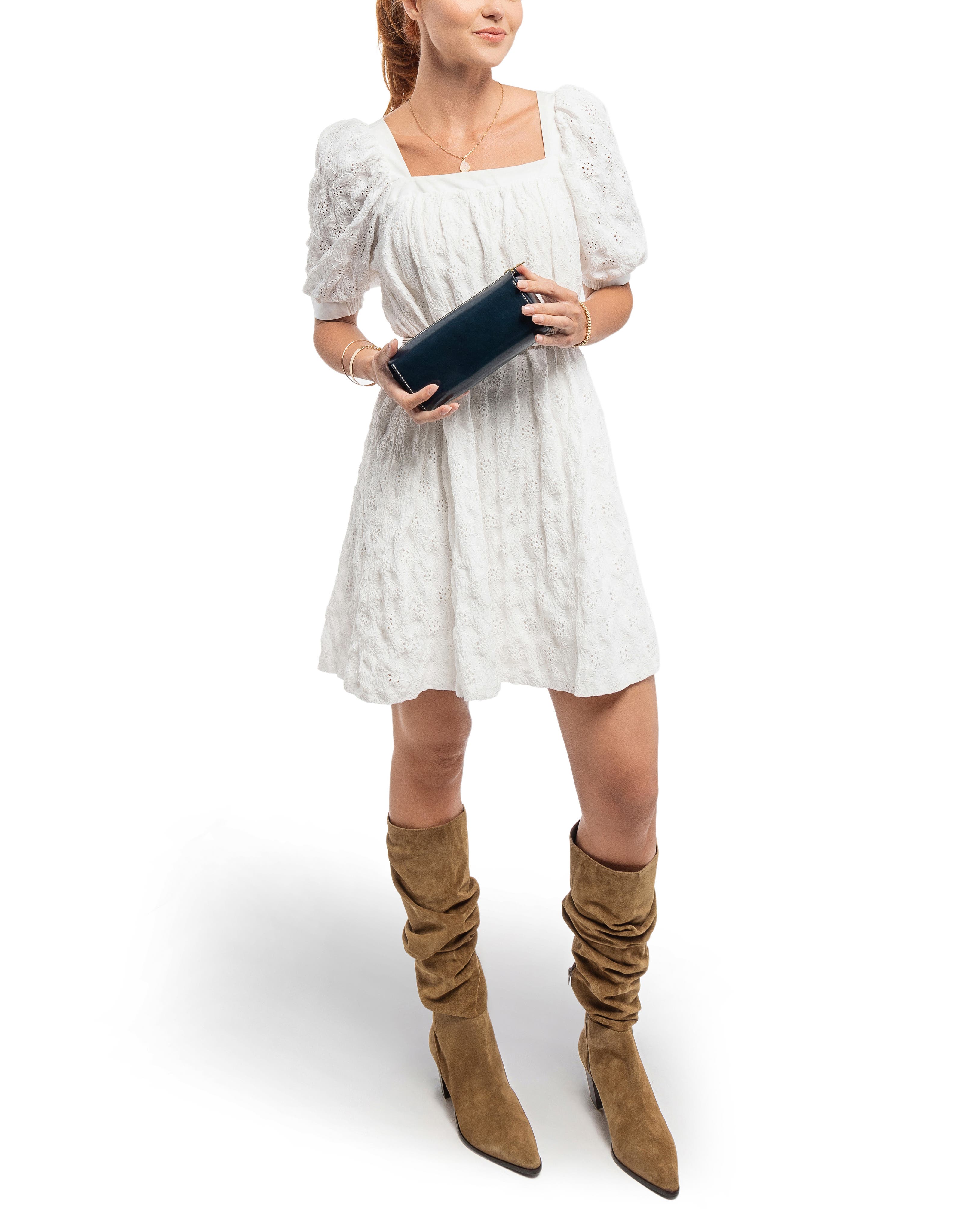 OLD TREND Portable Genuine Leather Utility Box, Alternate, color, Navy