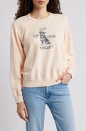 MOTHER The Biggie Concert Cotton Graphic Sweatshirt