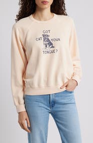 MOTHER The Biggie Concert Cotton Graphic Sweatshirt