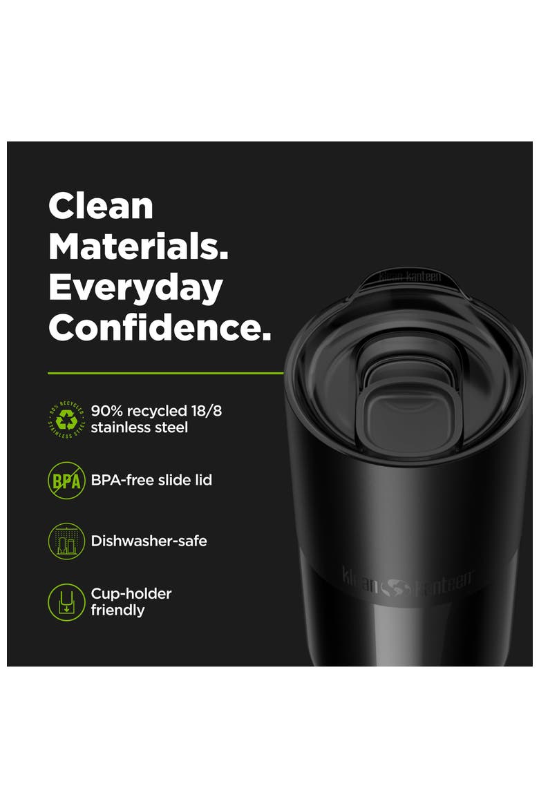 16oz Rise Tumbler with Slide Lid, Alternate, color, Black