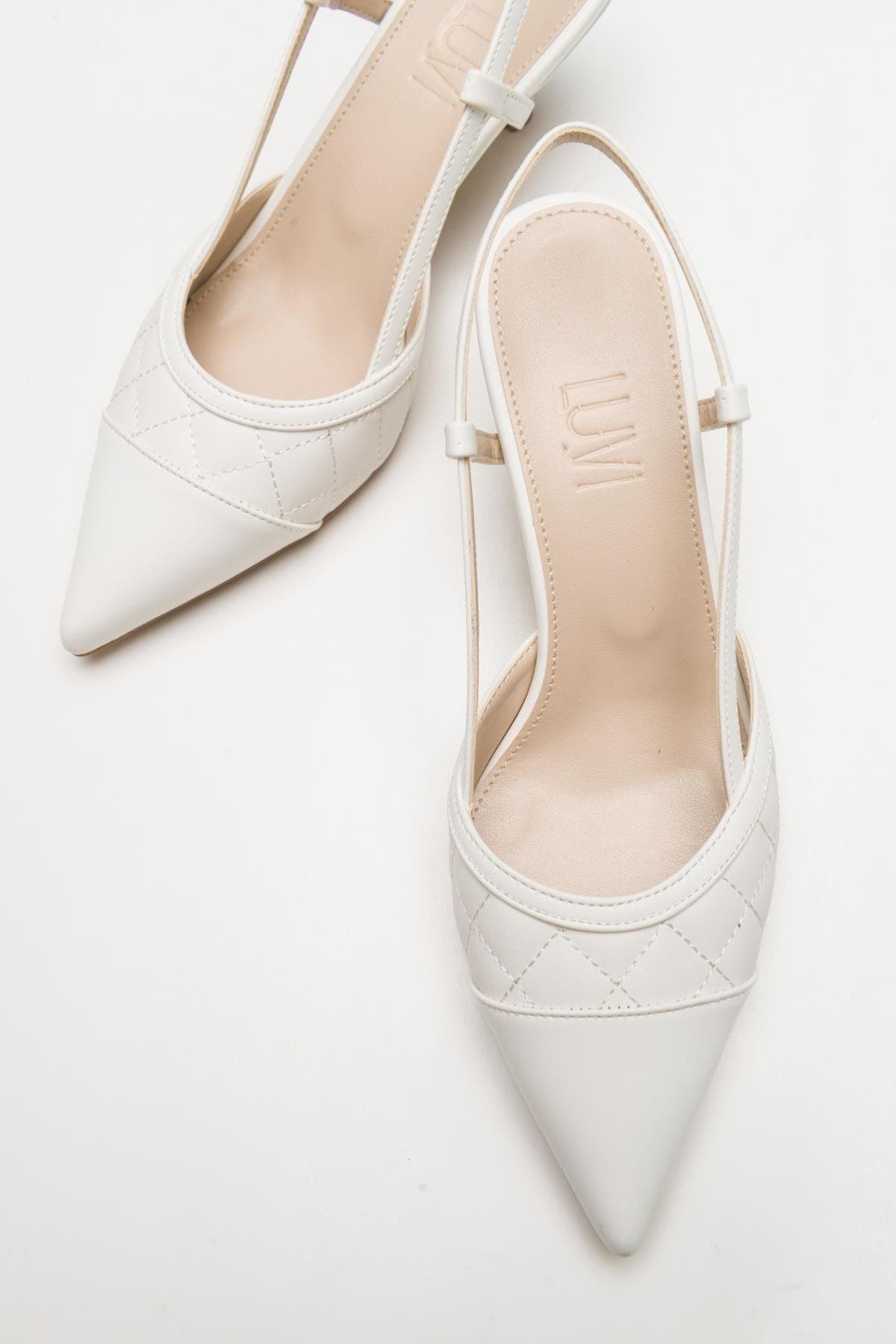 Goodge Slingback Pointed Toe Pump, Alternate, color, White