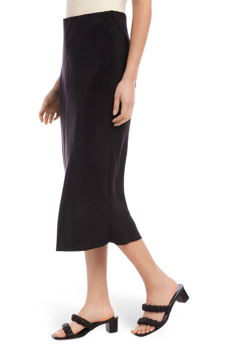 FIFTEEN TWENTY Bias Cut Satin Midi Skirt, Alternate, color, 