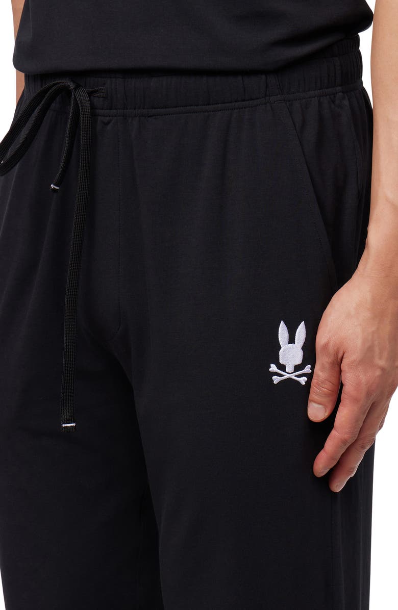 Psycho Bunny Drawstring Waist Cotton & Modal Lounge Pants, Alternate, color,
