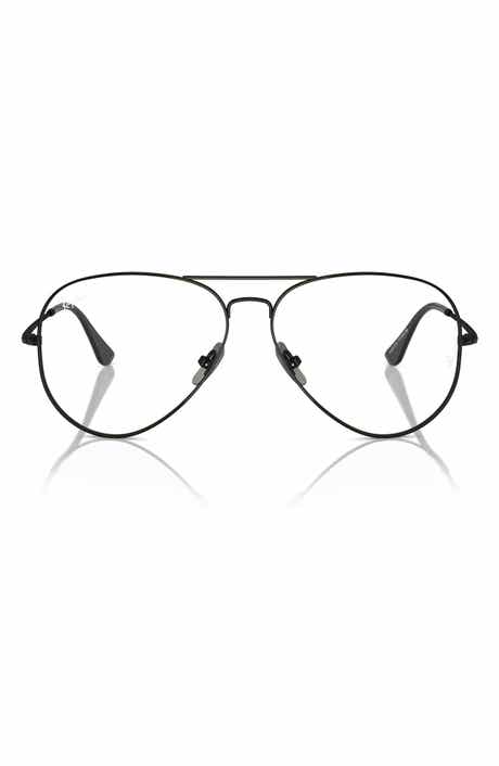 RX8789 58mm Aviator Optical Glasses