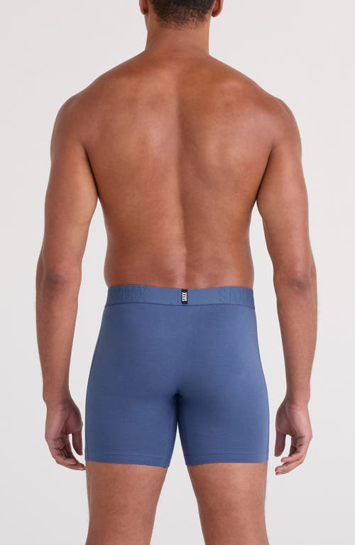 Saxx Assorted 3-pack Droptemp® Cooling Cotton Boxer Briefs In Blue