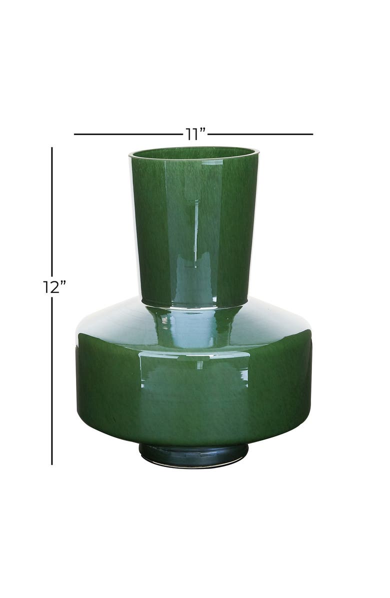 Novogratz Green Glass Modern Vase, Alternate, color,