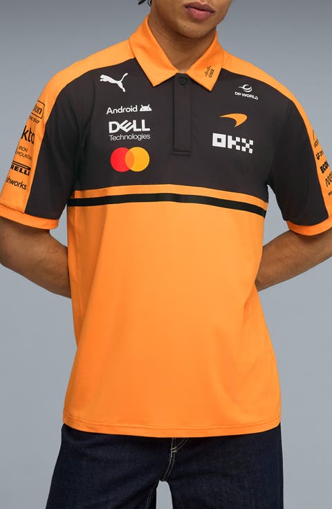 McLaren Graphic Logo Print Replica Regular Fit Polo