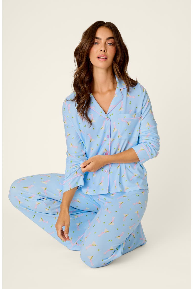 Olive You Pajamas, Alternate, color, BREEZE