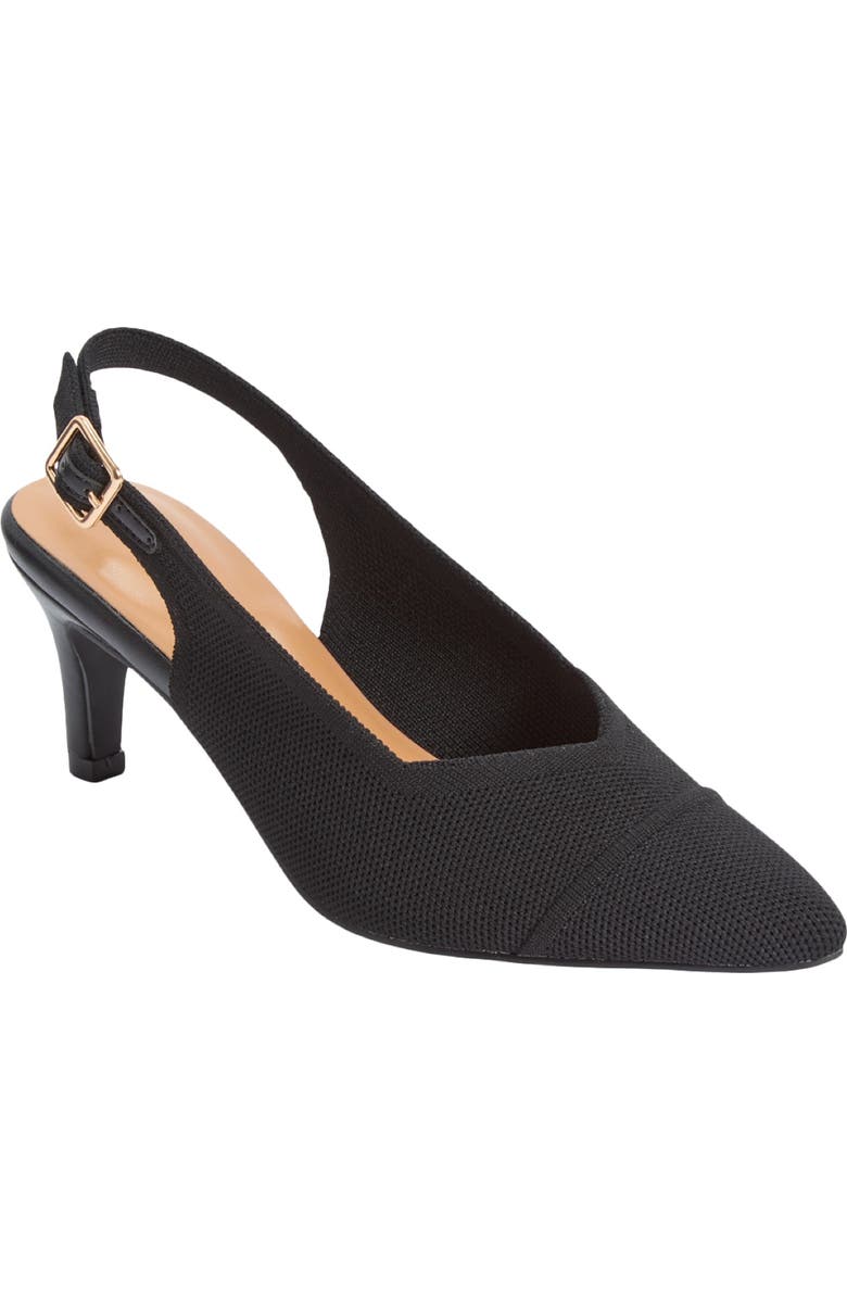 Comfortview The Karoline Sling Back, Main, color, Black