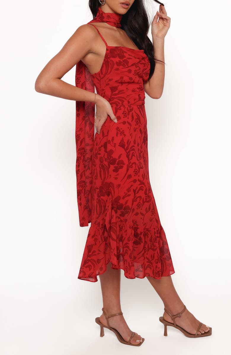 Petal & Pup Francesca Floral Midi Cocktail Dress, Alternate, color,