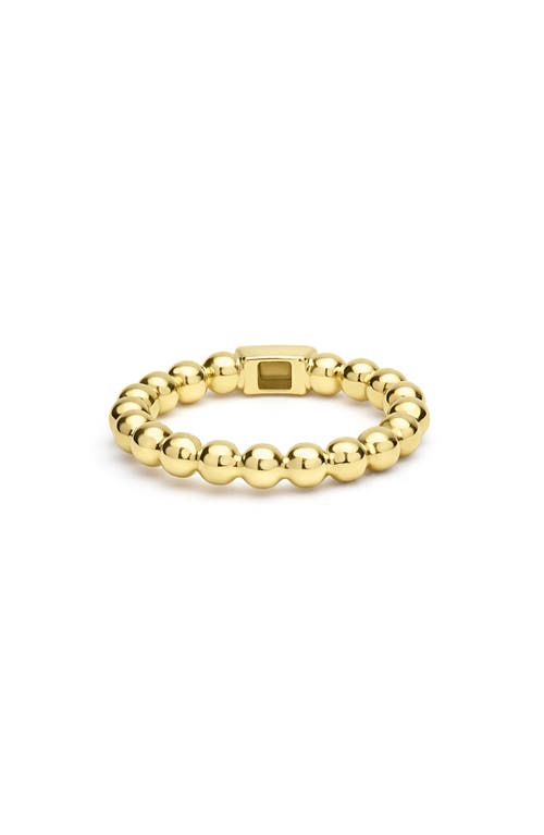 Lagos Caviar Gold 18k Gold Stacking Ring In Gold