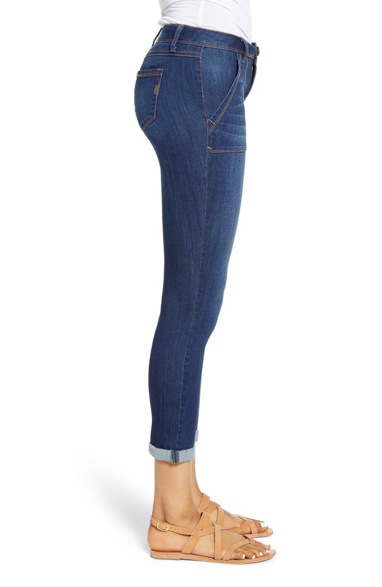 1822 Denim Roll Cuff Ankle Skinny Jeans, Alternate, color,