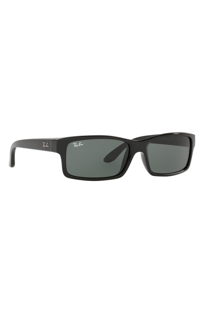 Ray-Ban 59mm Square Sunglasses, Alternate, color, Black