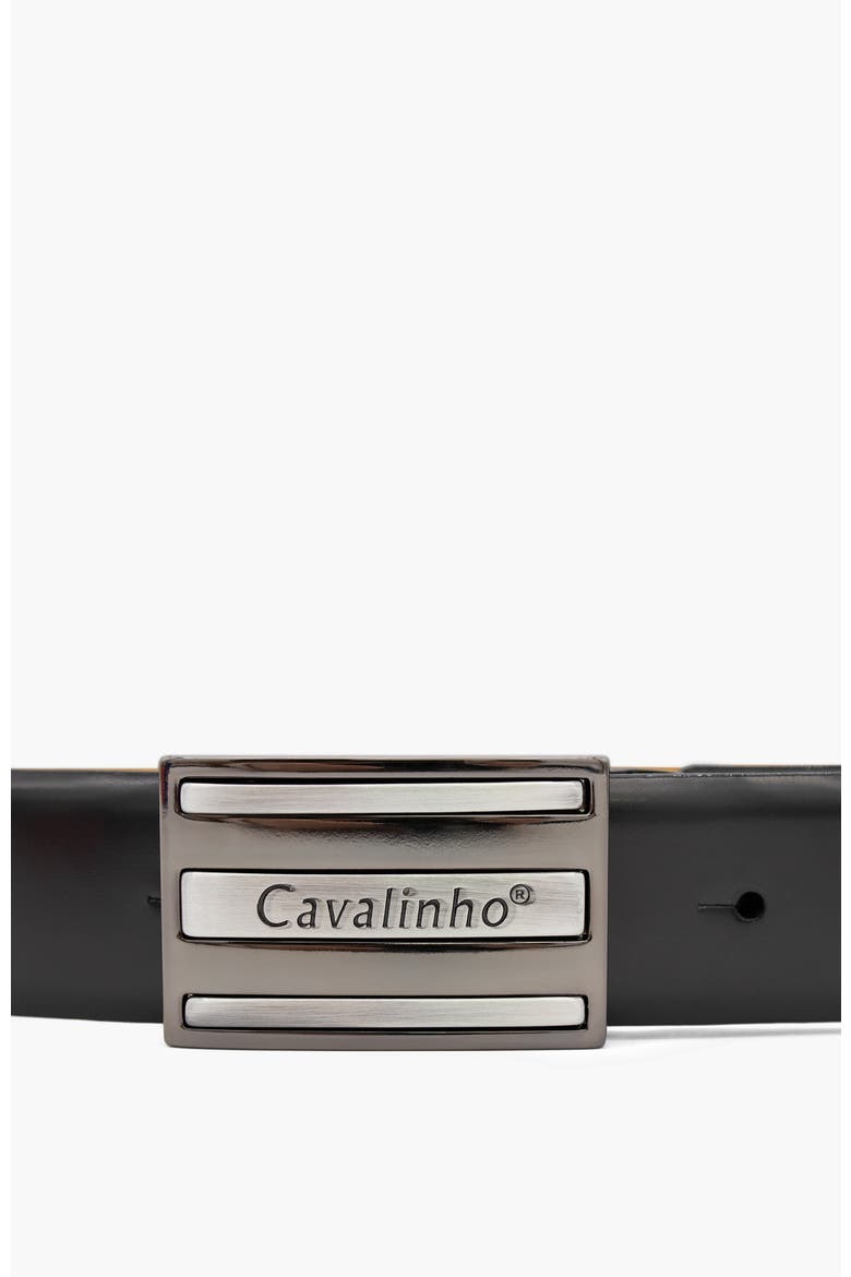 Gentleman 515 Smooth Leather Belt, Alternate, color, Black