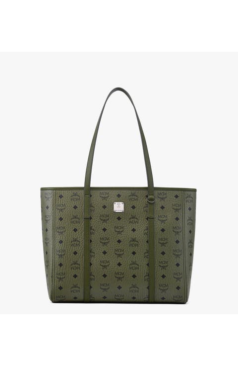 Medium Toni Top-Zip Shopper in Visetos