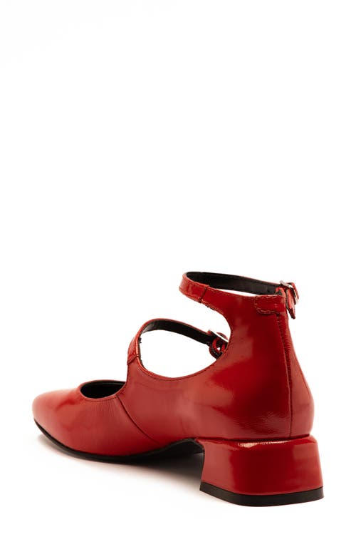 Off The Hook London Fleet Mary Jane Pump In Red