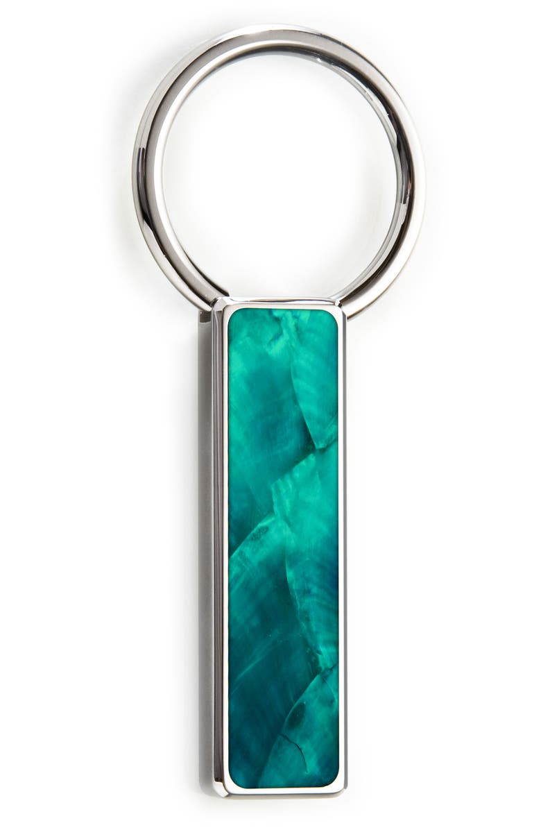 M-Clip<sup>®</sup> M-Clip Teal Angel Wing Key Ring, Main, color,
