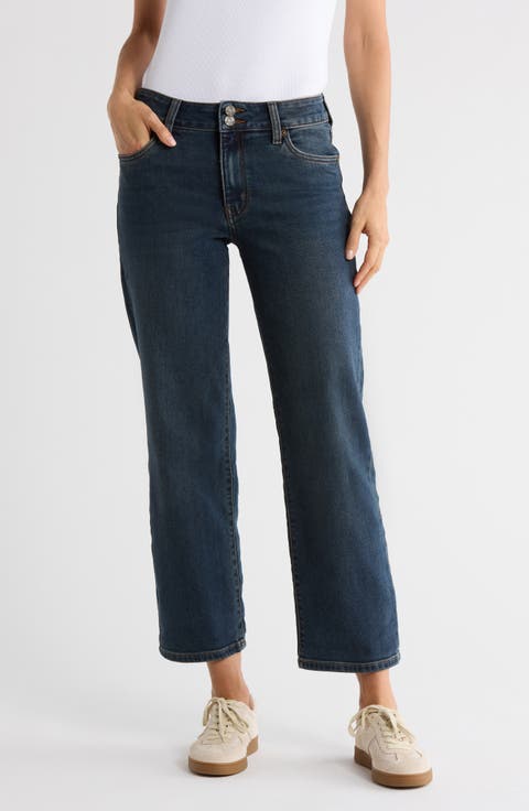 Lucy High Waist Wide Leg Jeans (Silene)