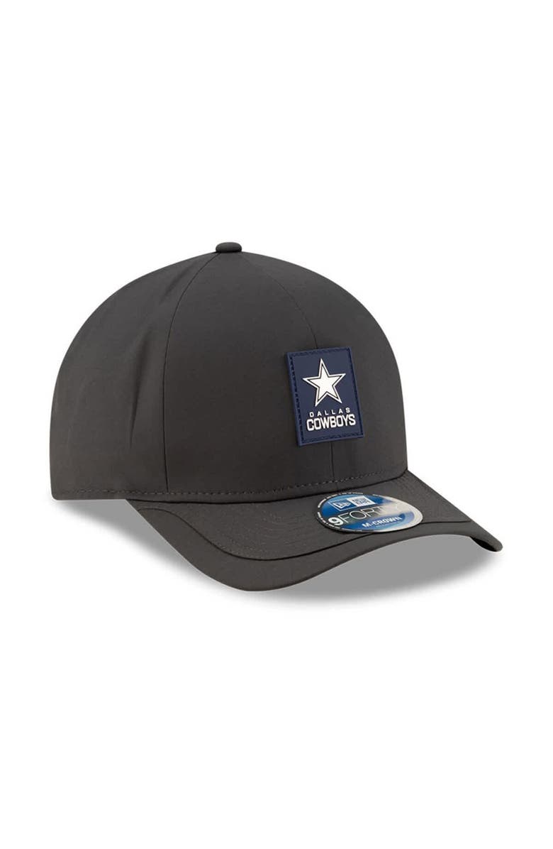 New Era Men's New Era Charcoal Dallas Cowboys 2025 Sideline Cold Weather 9FORTY M-Crown Adjustable Hat, Alternate, color, Charcoal