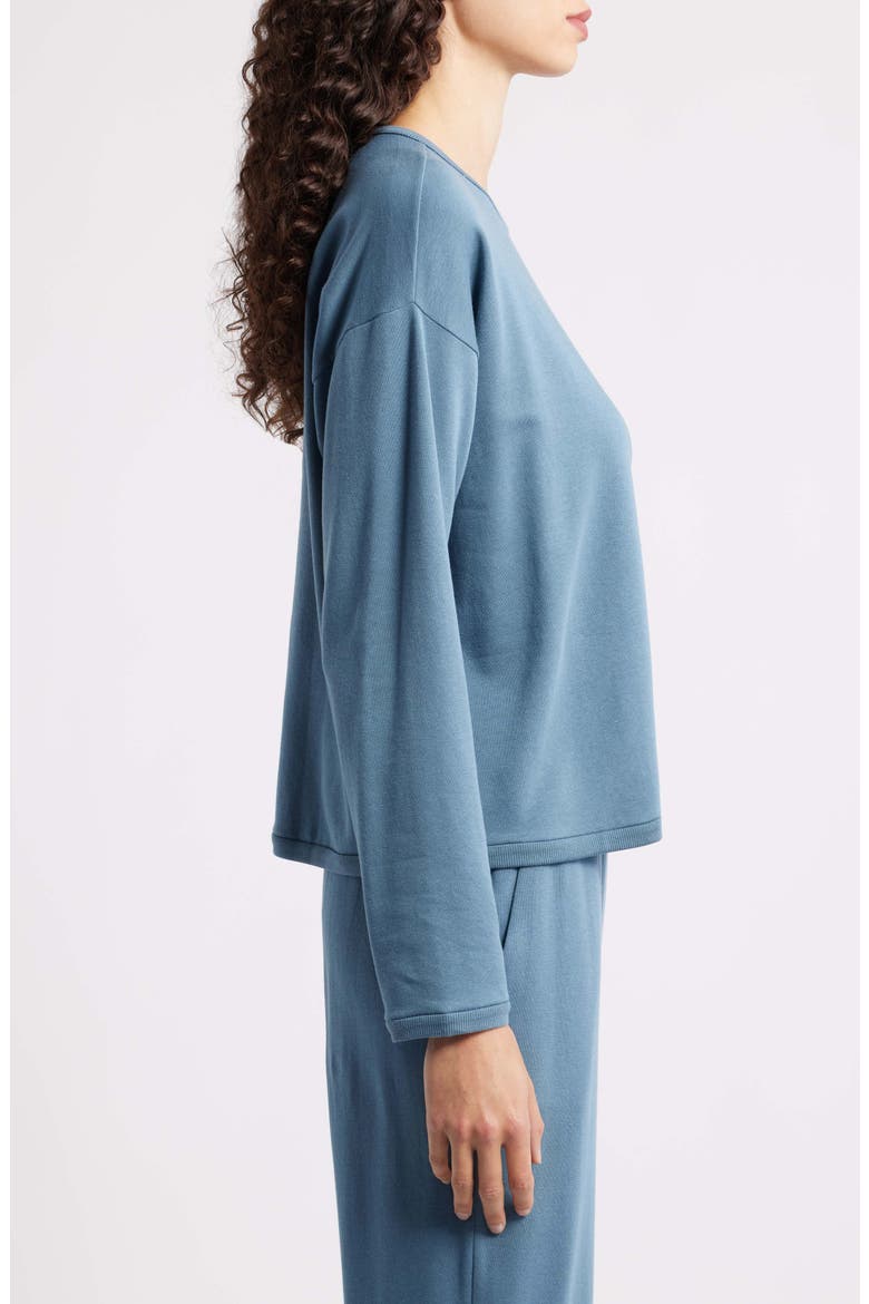 Boxy Terry Top, Alternate, color, SEA SPRAY