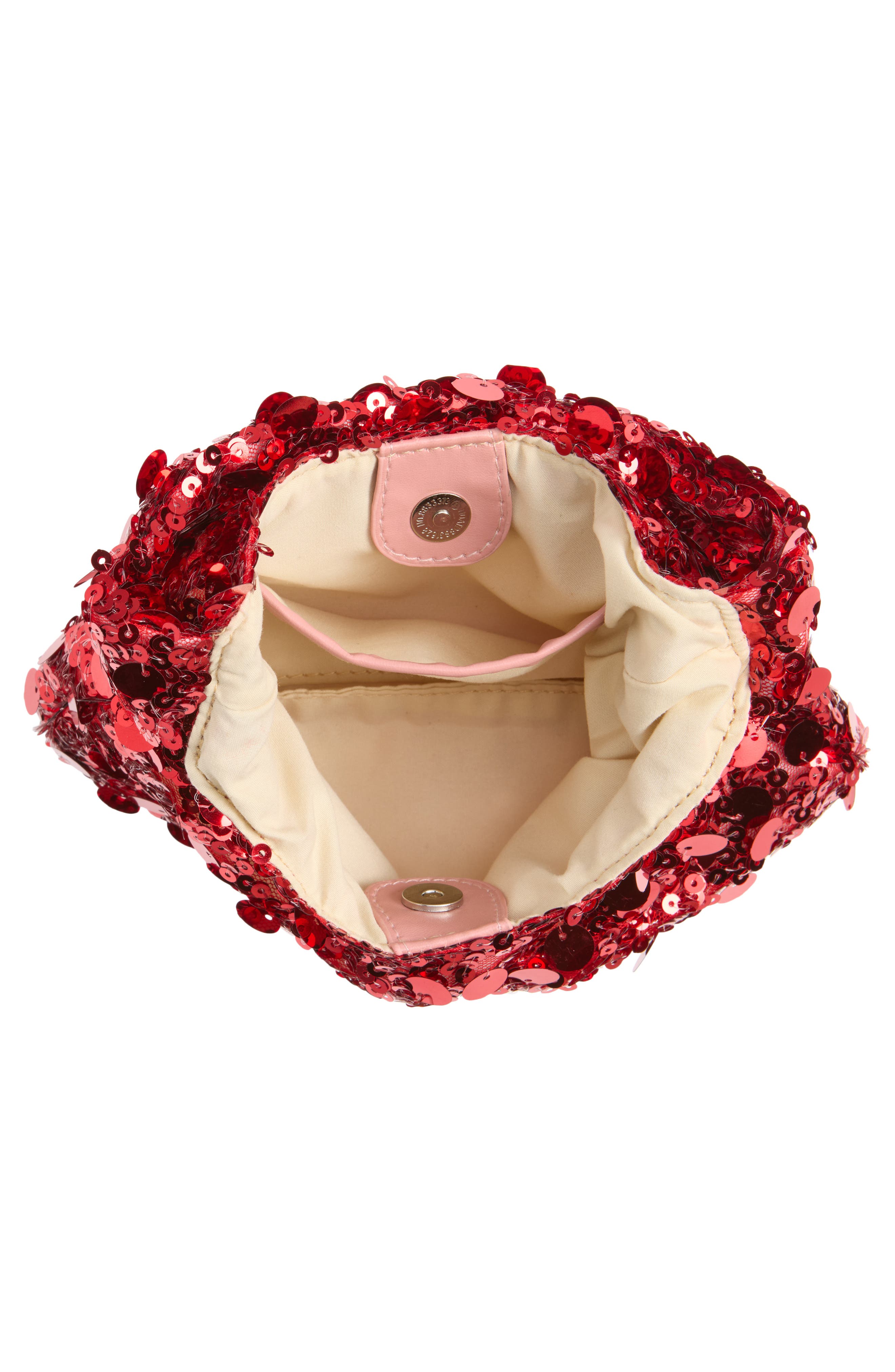 Kids' Sequin Bag, Alternate, color, RED