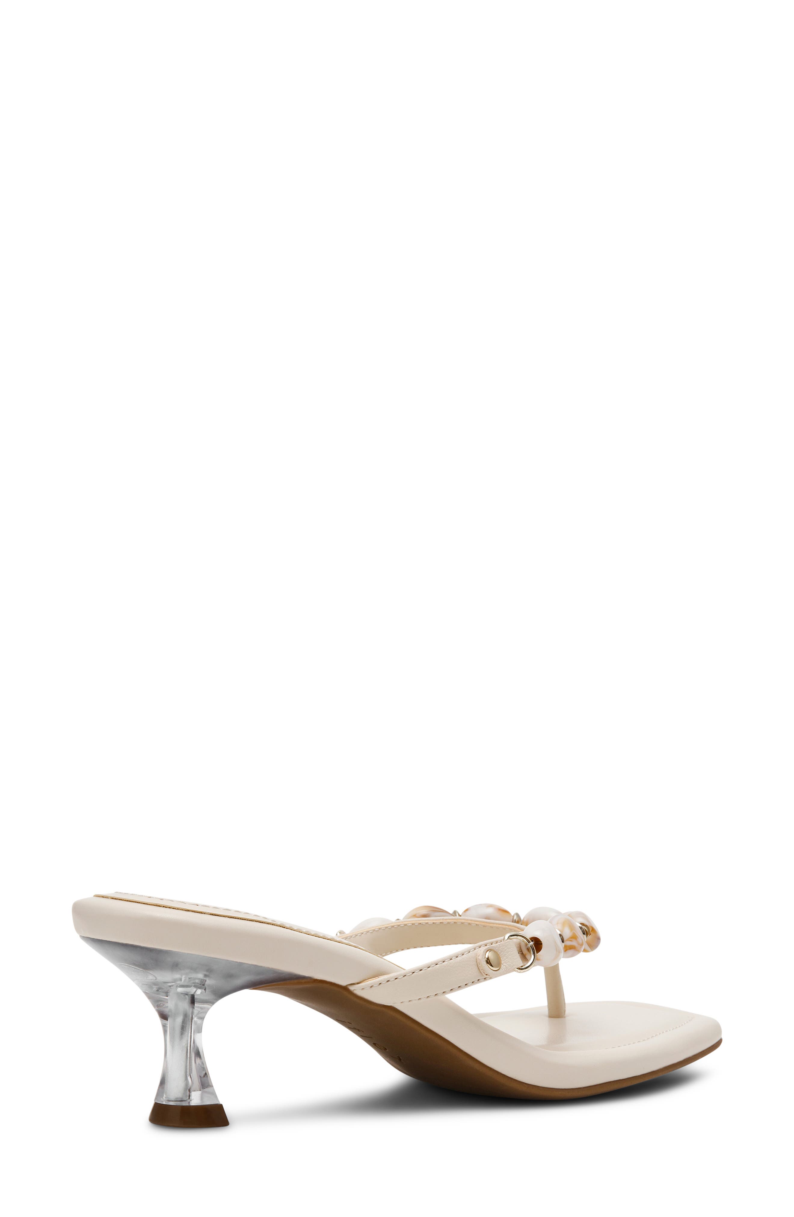 Anne Klein Gwenn Stone Embellished Thong Sandal, Alternate, color, 