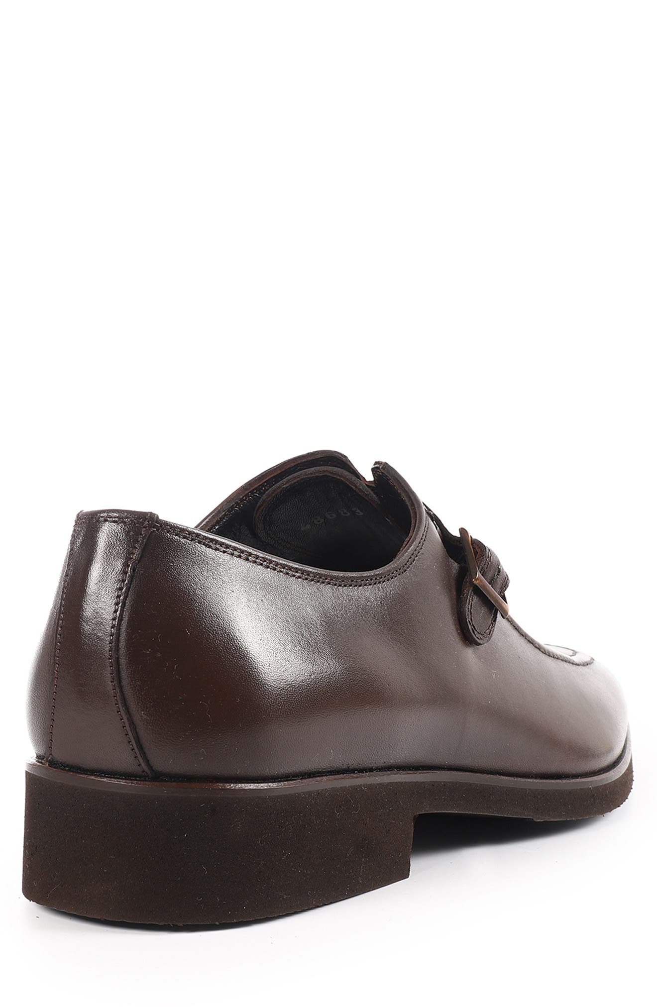Wilton Monk Shoe, Alternate, color, DARK BROWN