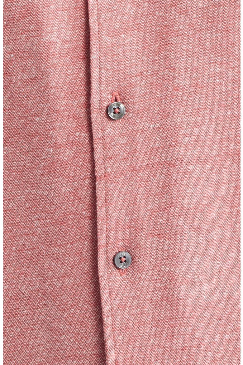 Powell Button Front Shirt, Alternate, color, MEDIUM RED
