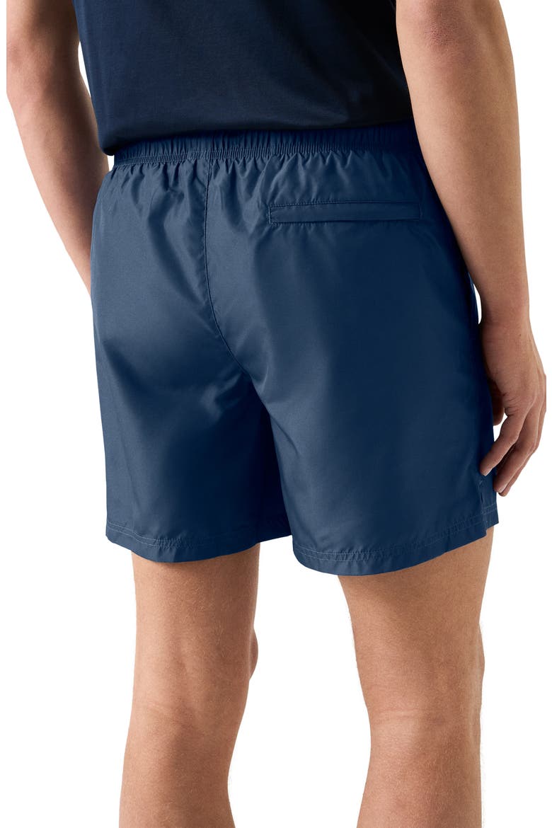 Solid Swim Trunks, Alternate, color, DARK BLUE