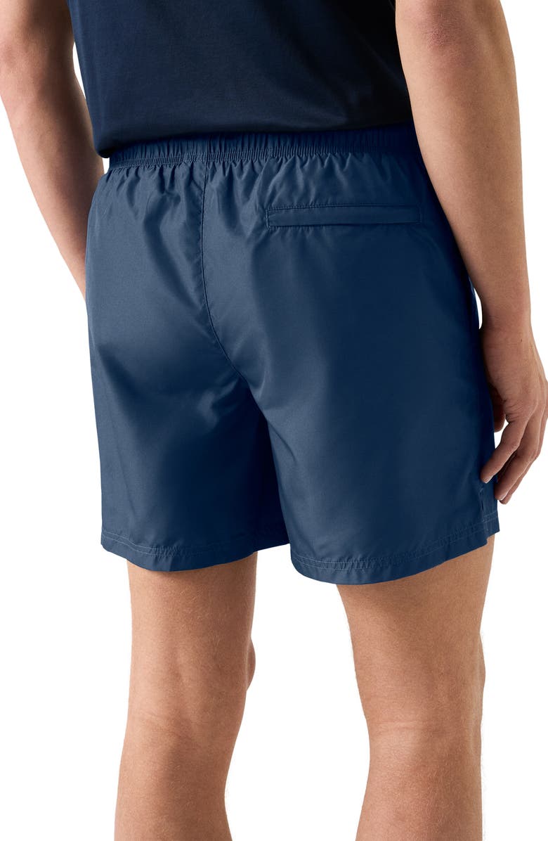 Eton Solid Swim Trunks, Alternate, color, Dark Blue