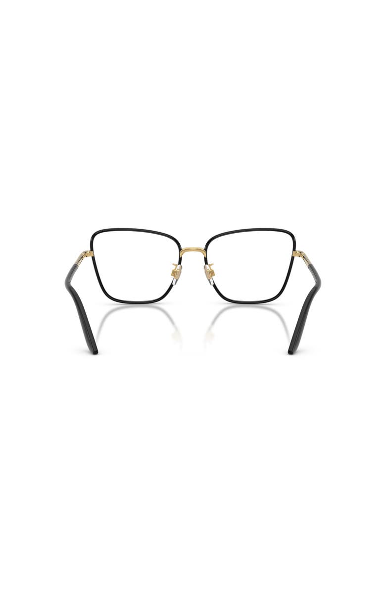 Dolce&Gabbana 57mm Cat Eye optical glasses, Alternate, color, Black