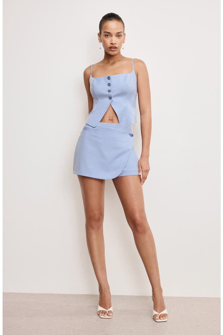 Twill Suiting Camisole, Alternate, color, CROSSHATCH BLUE001