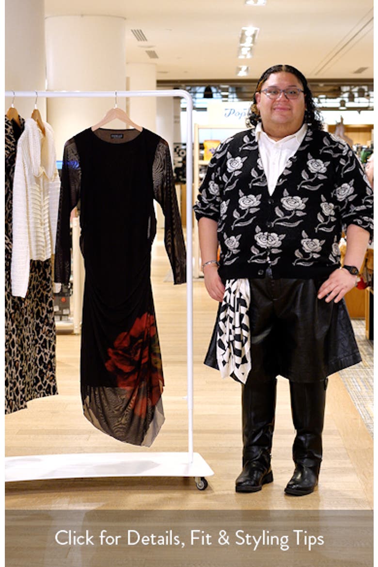 Raya Ruched Long Sleeve Maxi Dress video