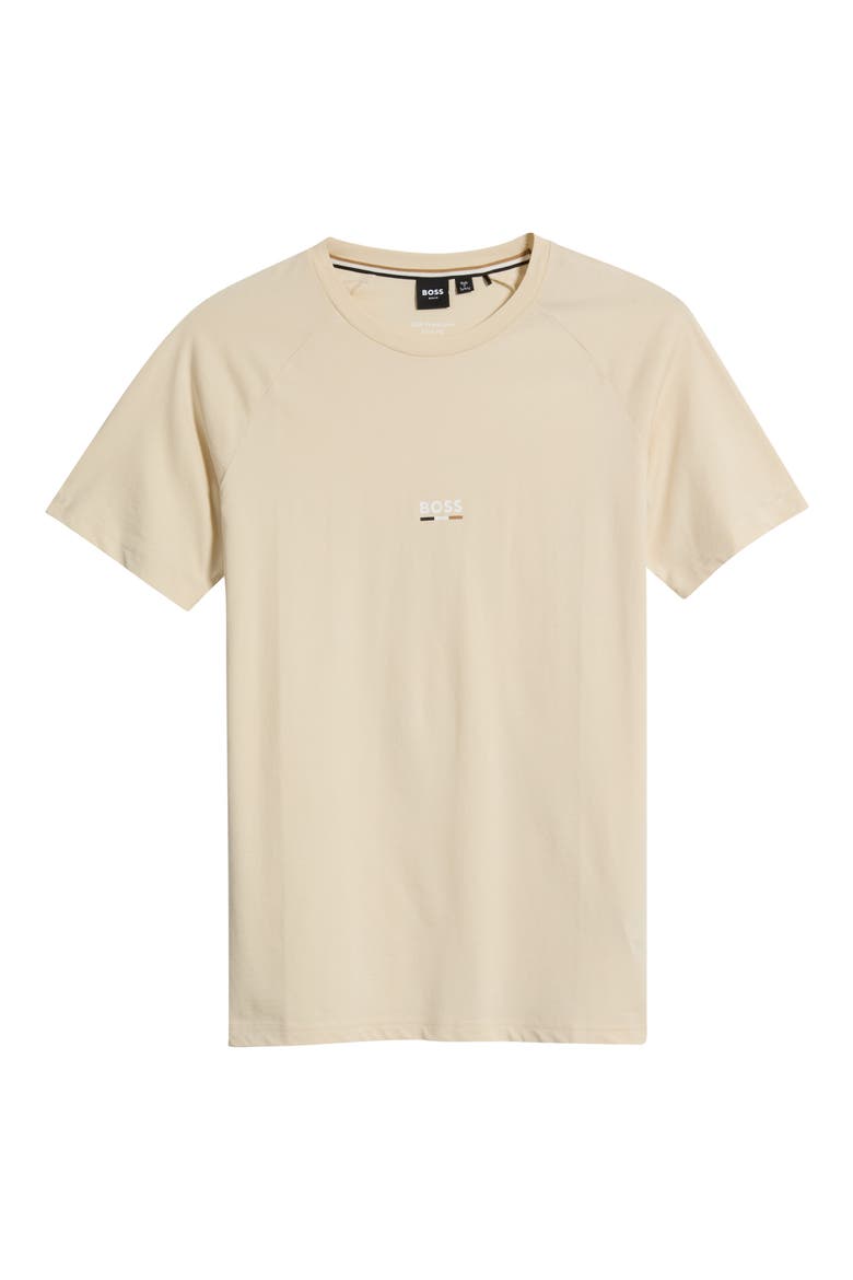Slim Fit Solid Cotton T-Shirt, Alternate, color, OPEN WHITE