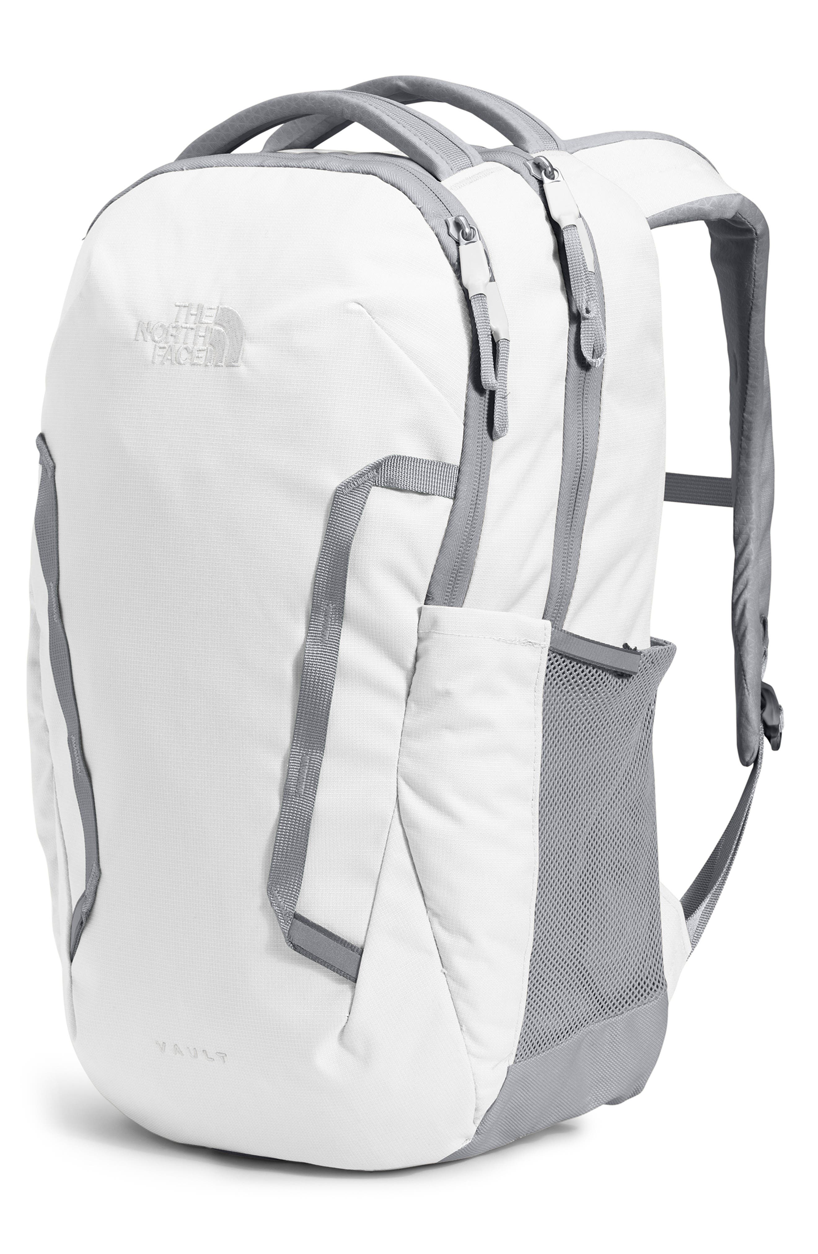 Vault Backpack, Alternate, color, TNF WHITE METALLIC M/ LANGE