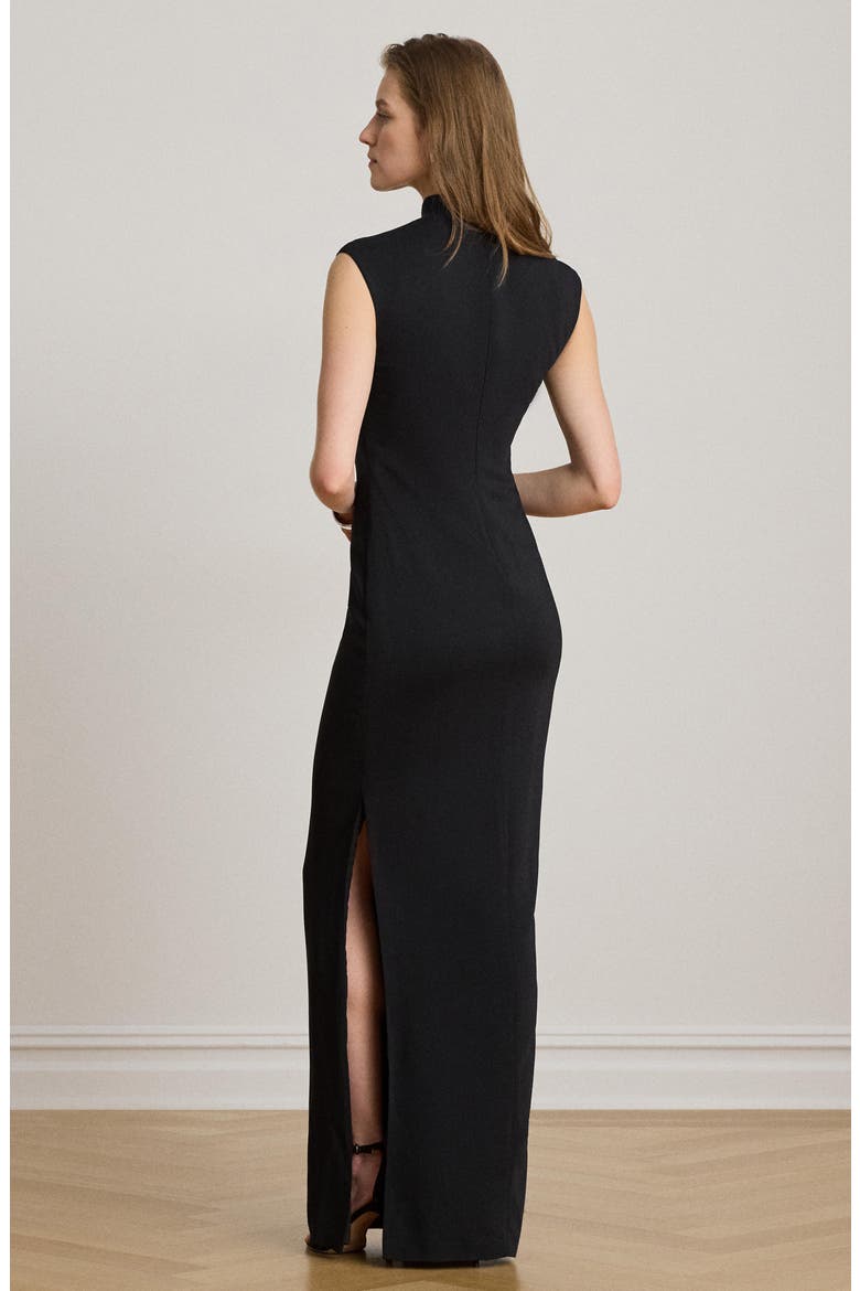Stretch Cady Cocktail Dress, Alternate, color, BLACK