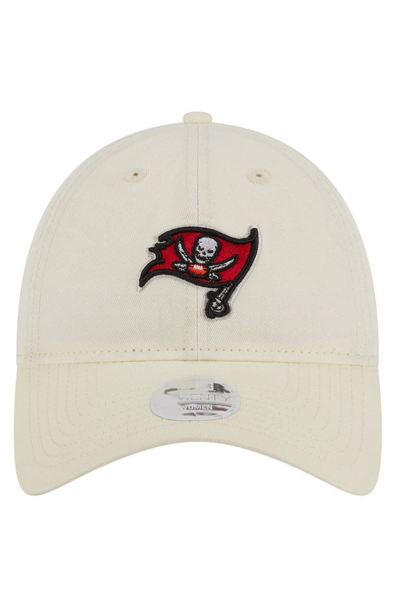 New Era Women's New Era Cream Tampa Bay Buccaneers Core Classic 2.0 Adjustable Hat, Alternate, color, 