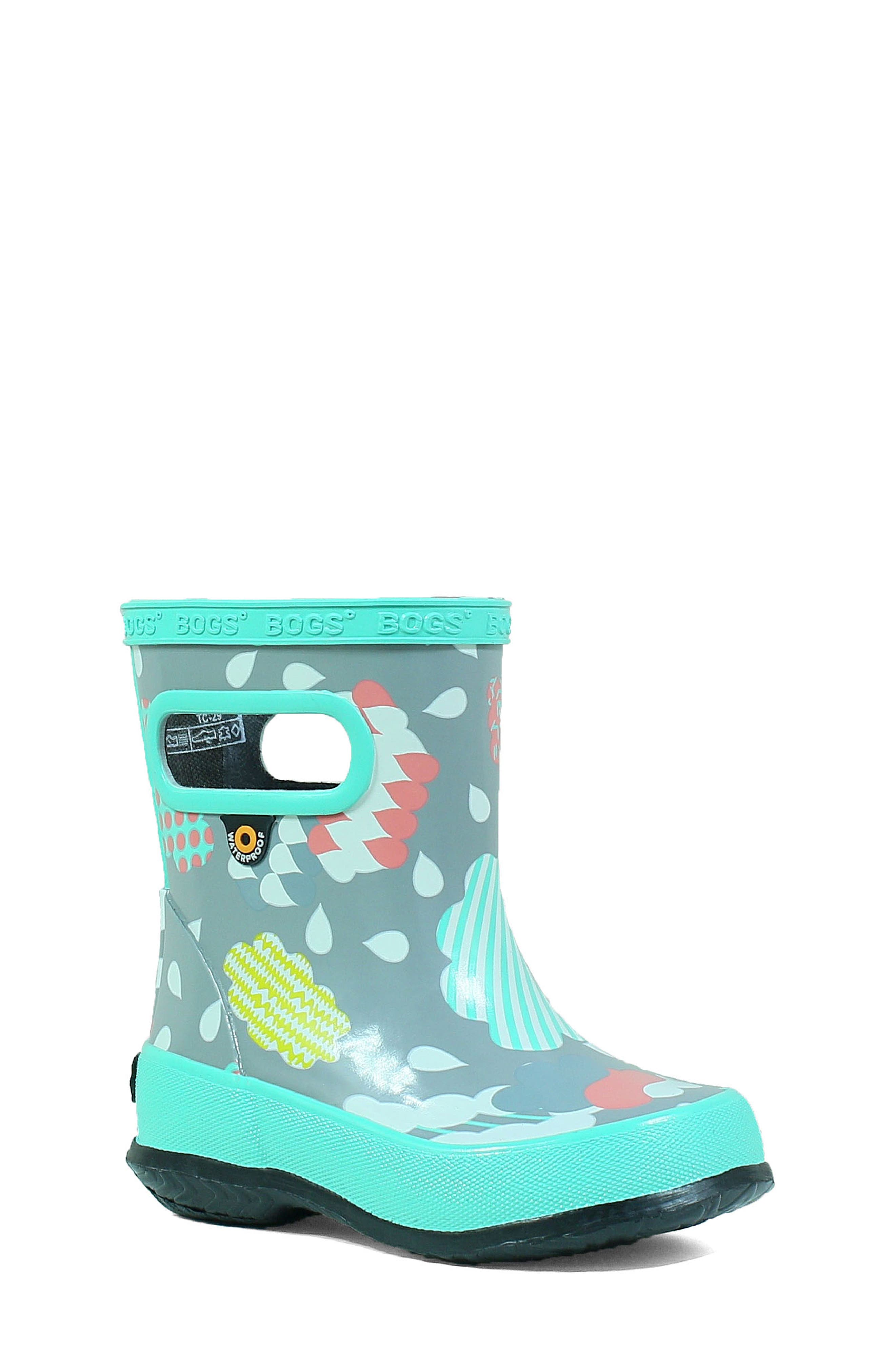 Bogs Clouds Skipper Waterproof Rain Boot, Main, color, 