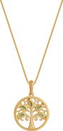 Karma and Luck Essence of Growth Jade Tree of Life Necklace