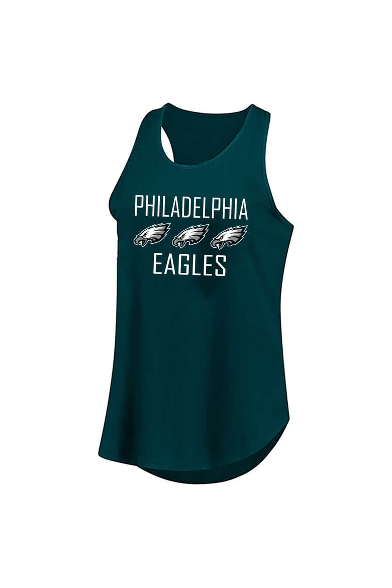 Women's Fanatics Jalen Hurts Green Philadelphia Eagles Plus Size Name & Number Tank Top, Alternate, color, Green