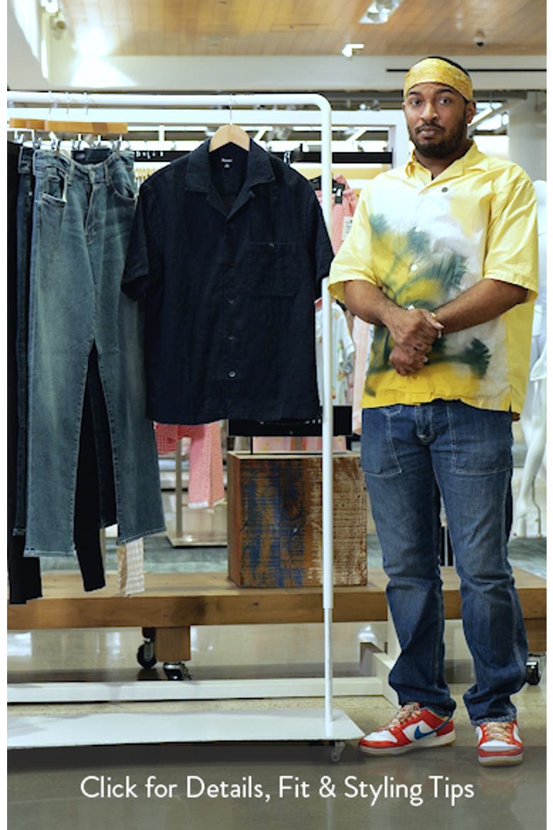 Cotton and Linen Slub Camp Shirt video