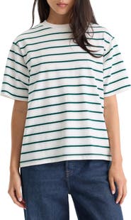 Good American Bodega Striped T-Shirt