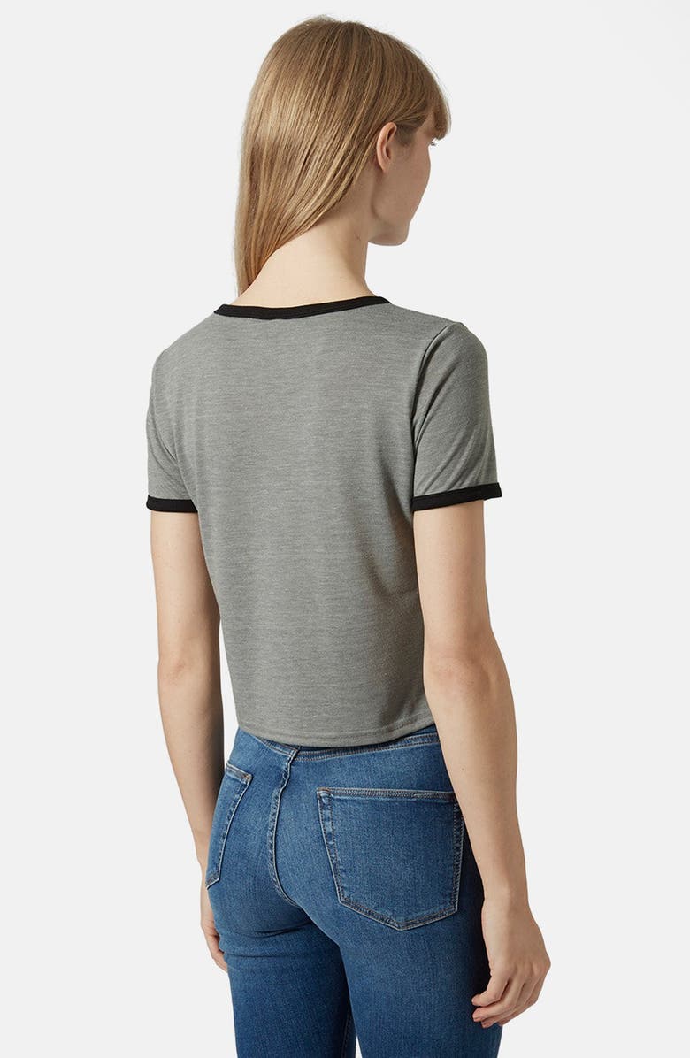 Topshop Contrast Tee, Alternate, color,