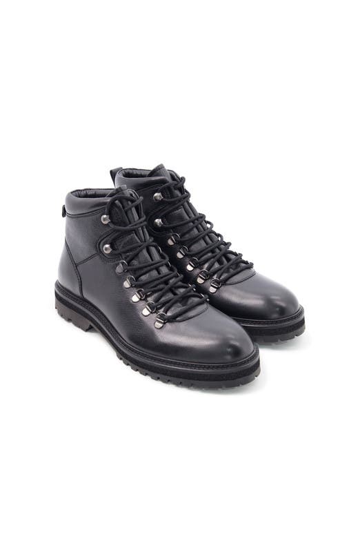 Anthony Veer Highland Mountain Boot, Main, color, Black Leather
