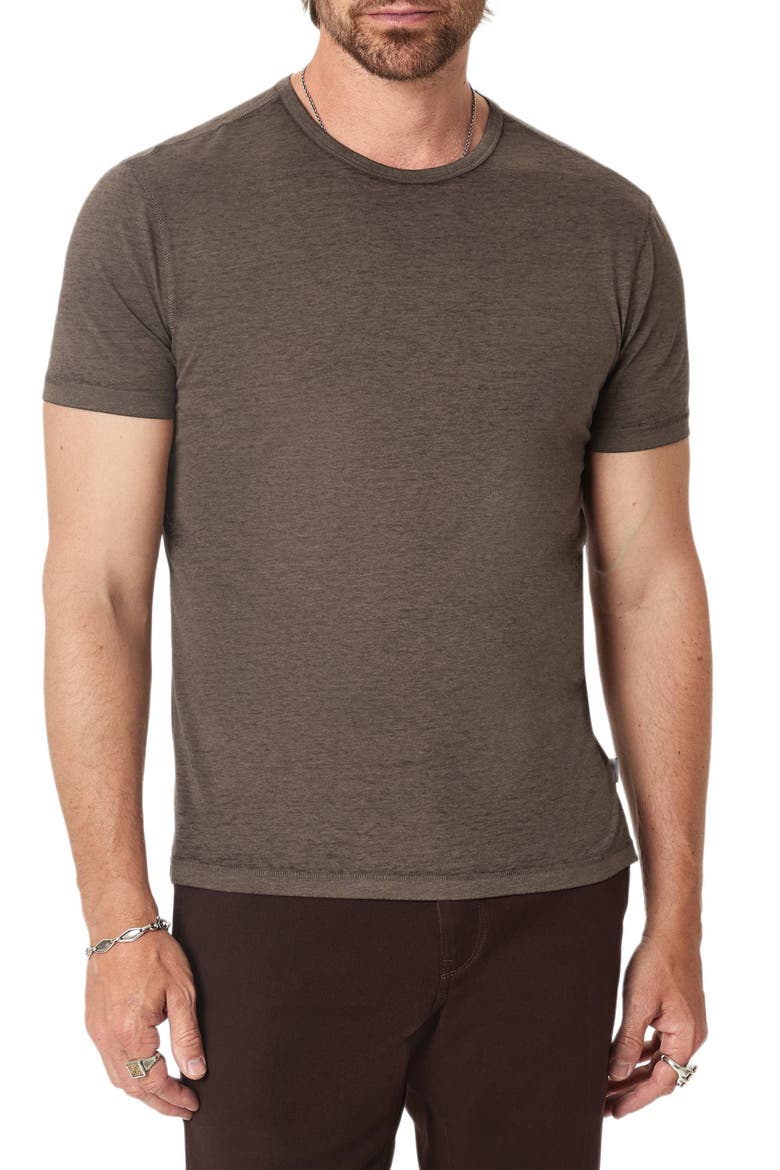 Bale Burnout Crewneck T-Shirt, Main, color, TEAKWOOD