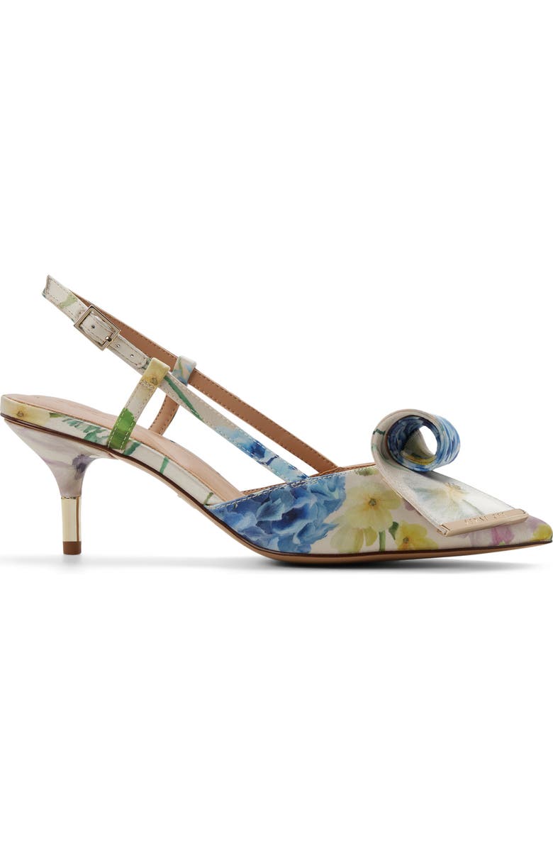 Ted Baker London Romy Pointed Toe Slingback Pump, Alternate, color, Pastel Multi